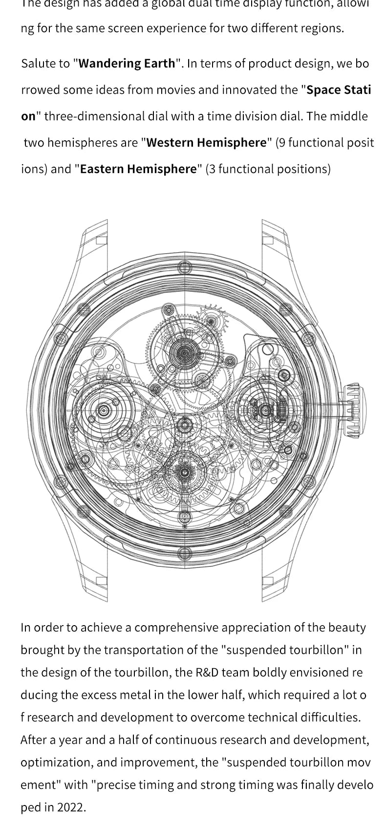 IDEAL KNIGHT Real Tourbillon Automatic Watches for Men 43mm Large Dial Blue Earth Series High-end Luxury Brand Mechanical Watch