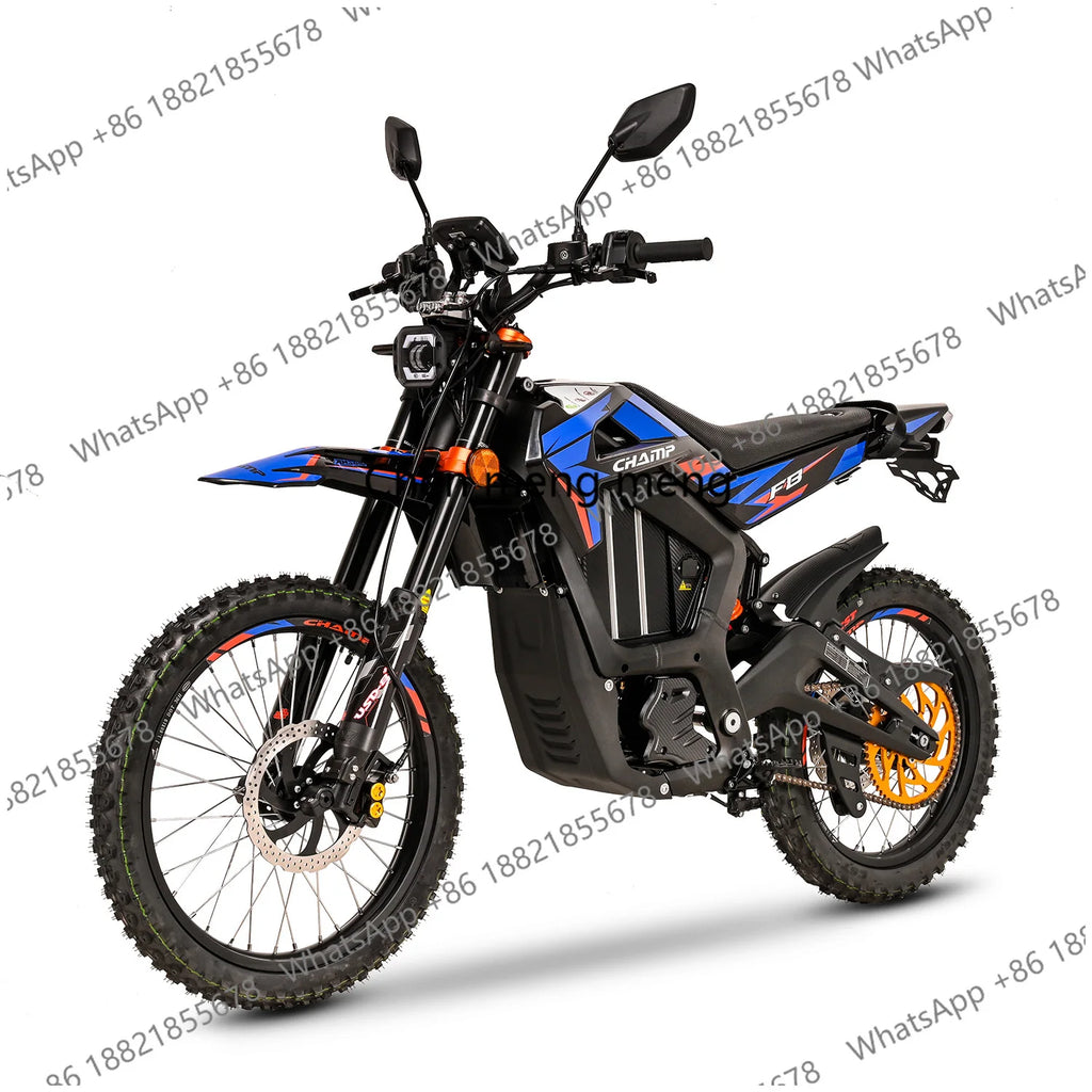 72V 40Ah 7500W 100km/h Speed Road Legal Off-road All Terrain Dirt Bike Electric Motorbike