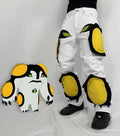 Street Hip-hop Gothic Anime Pattern Patchwork Embroidery Loose Casual Men's and Women's Straight Leg Jeans
