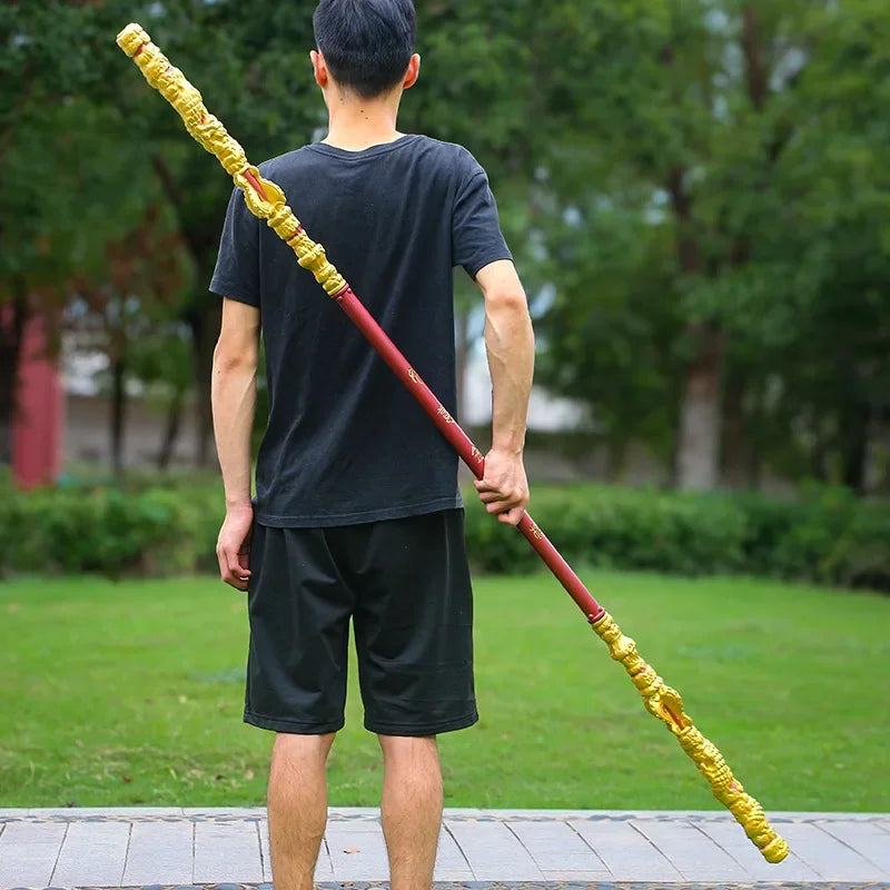 70inch PU Black Myth Wukong Cudgel Anime Cosplay Monkey King Sun Wukong Sword Real Size Japanese Katana Samurai Sabre Toy Gift