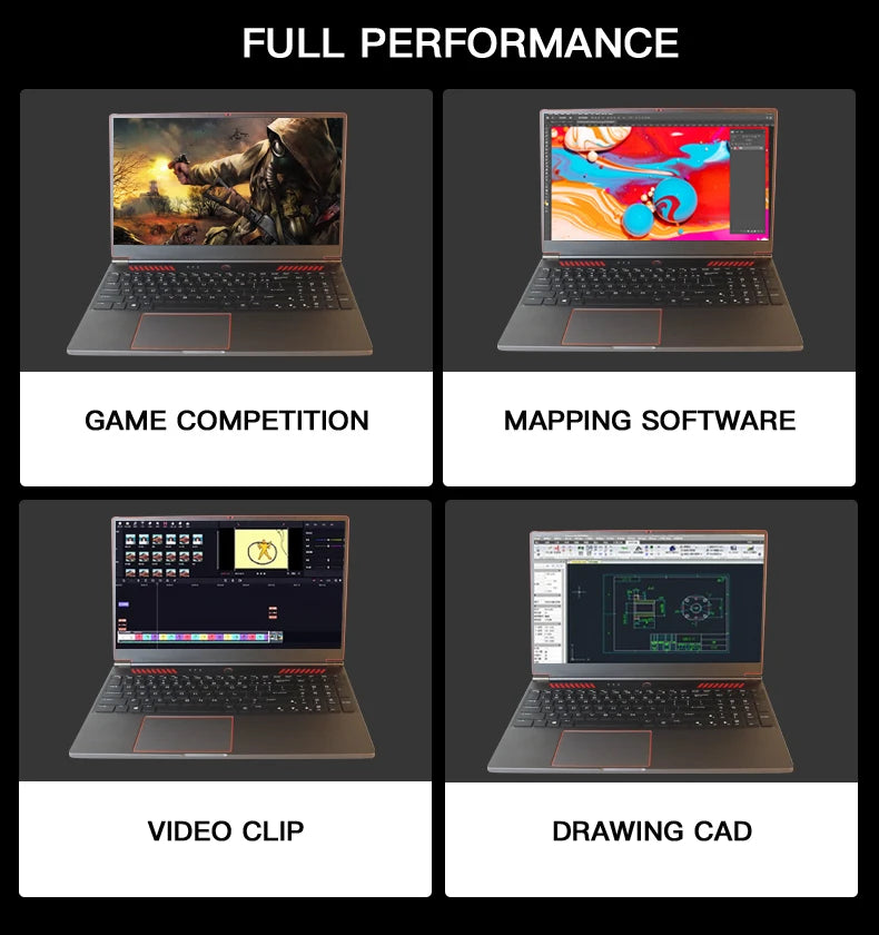 Gaming Laptop Rtx4060/4070/4080/4090 GTX1650 I7 I9 RAM 16 32 64 gb