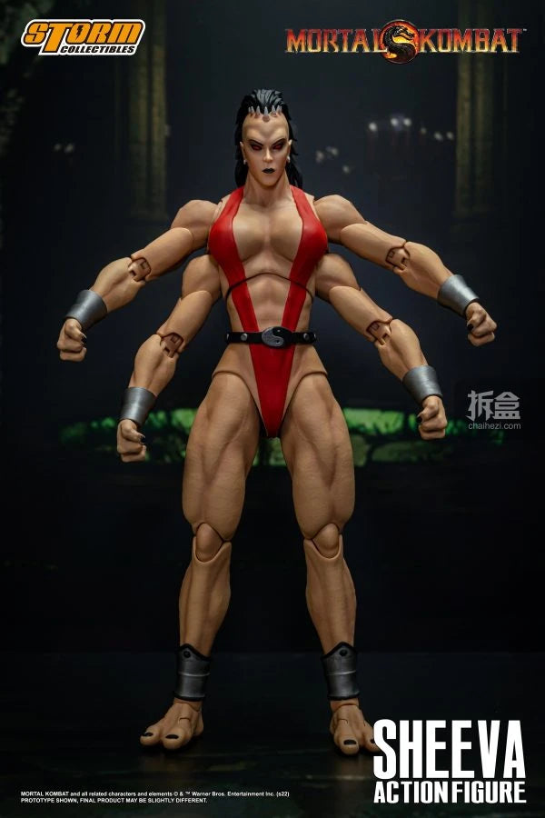 Storm Toys Genuine Mortal Kombat Series Sheeva Shao Kahn Fighting Game Collection Standard Version 1/12 Action Figures Model Toy