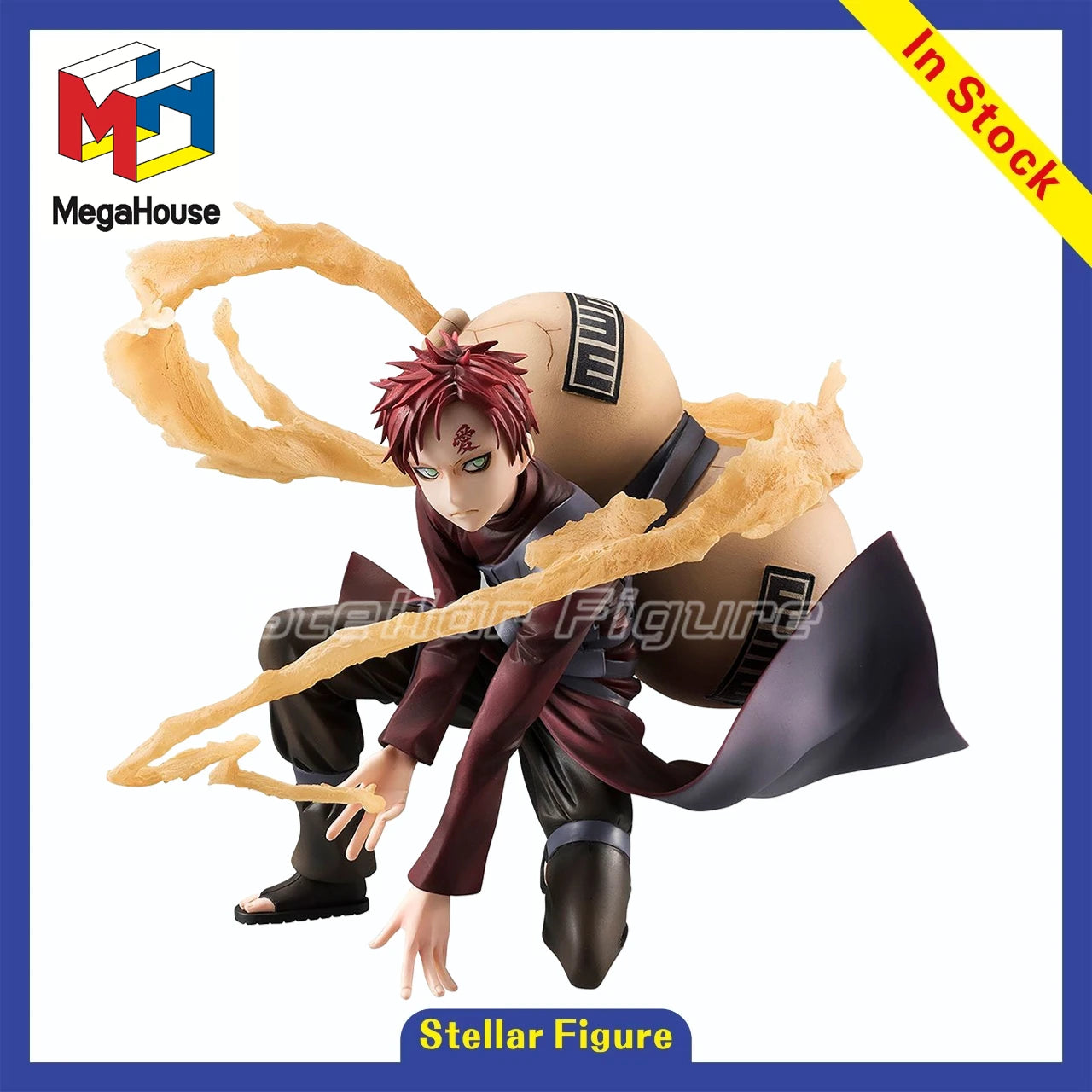 【SF】In Stock MegaHouse GEM Series NARUTO Shippuden Gaara Figures Model Collection Gift
