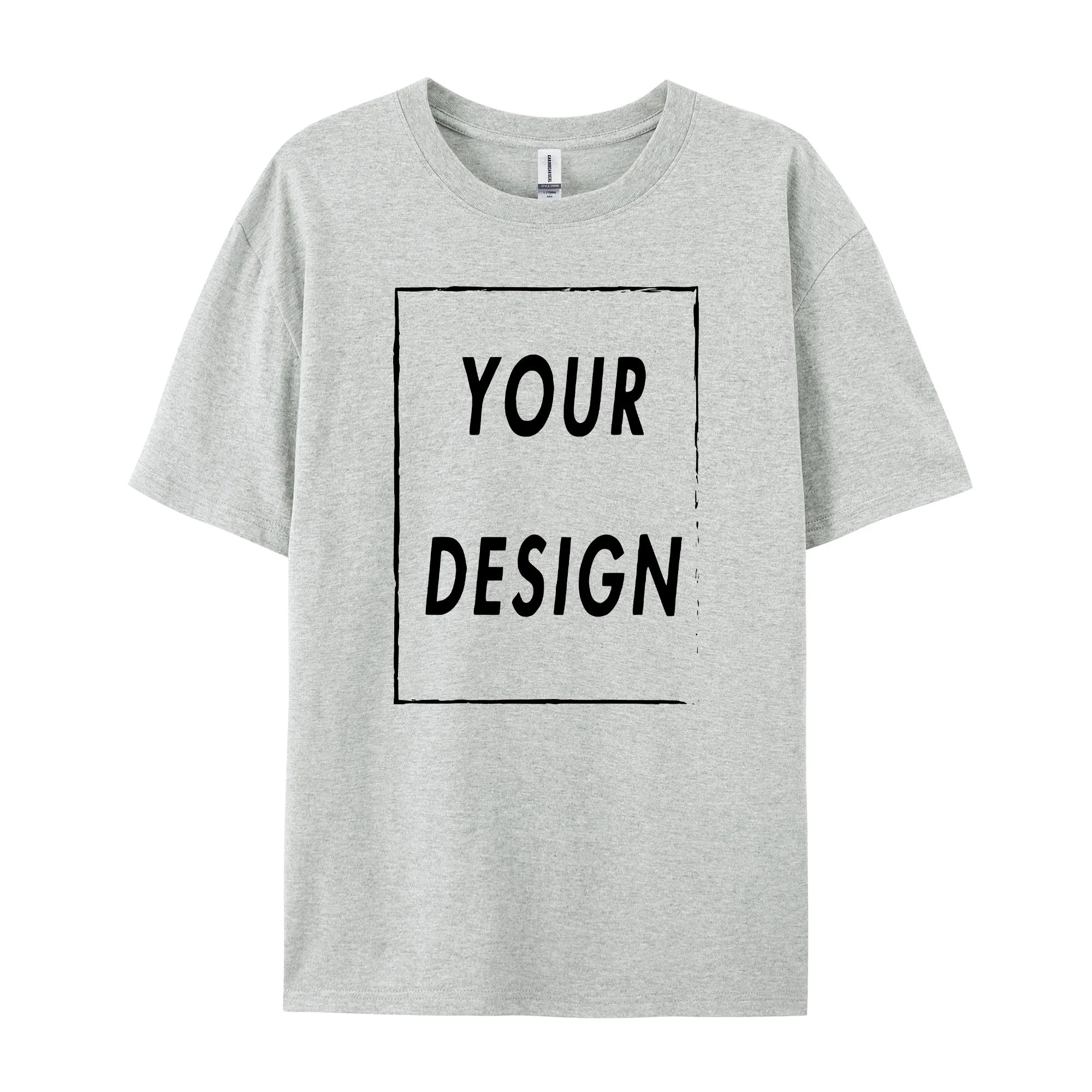 180g Custom Women Men Customised Printed 100% Cotton Short Sleeve Your Logo Photo Brand Text Tee Personalize Graphic Clothing