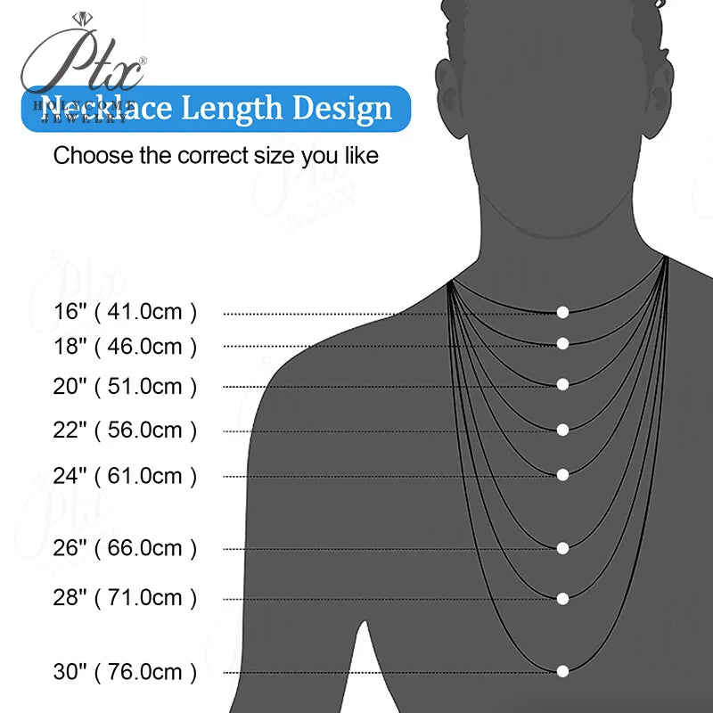 Full Diamond Cuban Necklace Moissanite 925 Silver Plated with 18K Gold Hip Hop Jewelry 18inch Prong Link Choker Chain for Men