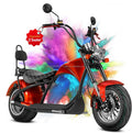 Custom 2000W 2 Seaters Electric Motorcycle Chopper Street Mopeds Motor Bike 60V 12-45Ah Long Range