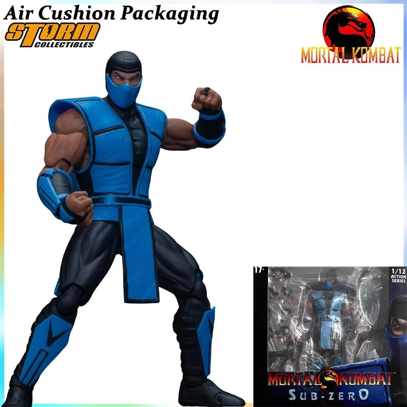 Storm Toys Genuine Mortal Kombat Series Fire Dragon Sub-Zero Motaro Lu Kang Goro Fighting Game 1/12 Action Figures Model Toys
