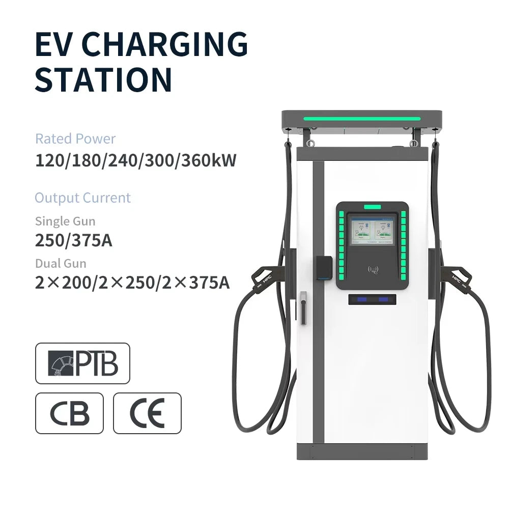 Ultra-Fast Floor-Mounted EV Charger High Quality Advance Wholesale Electric Vehicle Charging Station DC Output New Condition