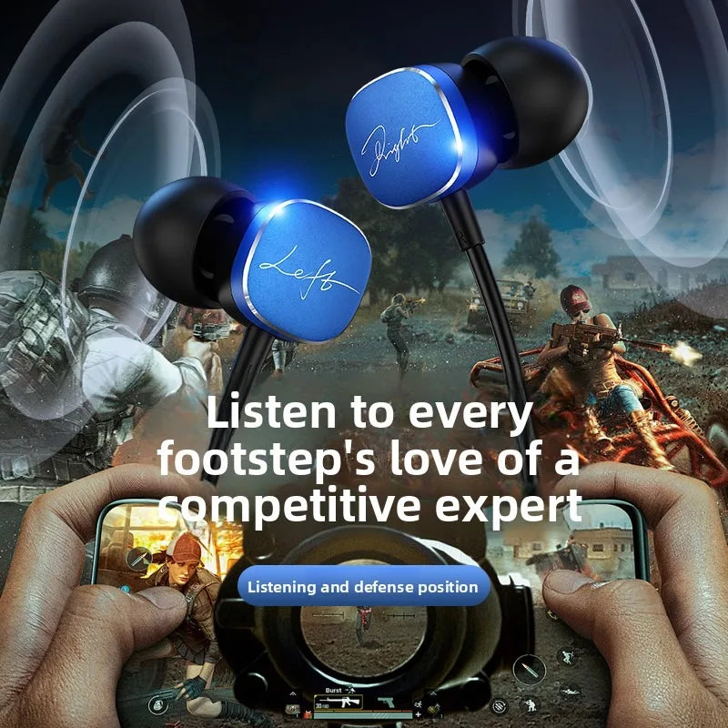For Samsung Type C Wired Earphones HiFi Bass Surround Sound 3.5mm In-ear Headphones For iPhone 16 Galaxy Ultra S25 S24 Headsets