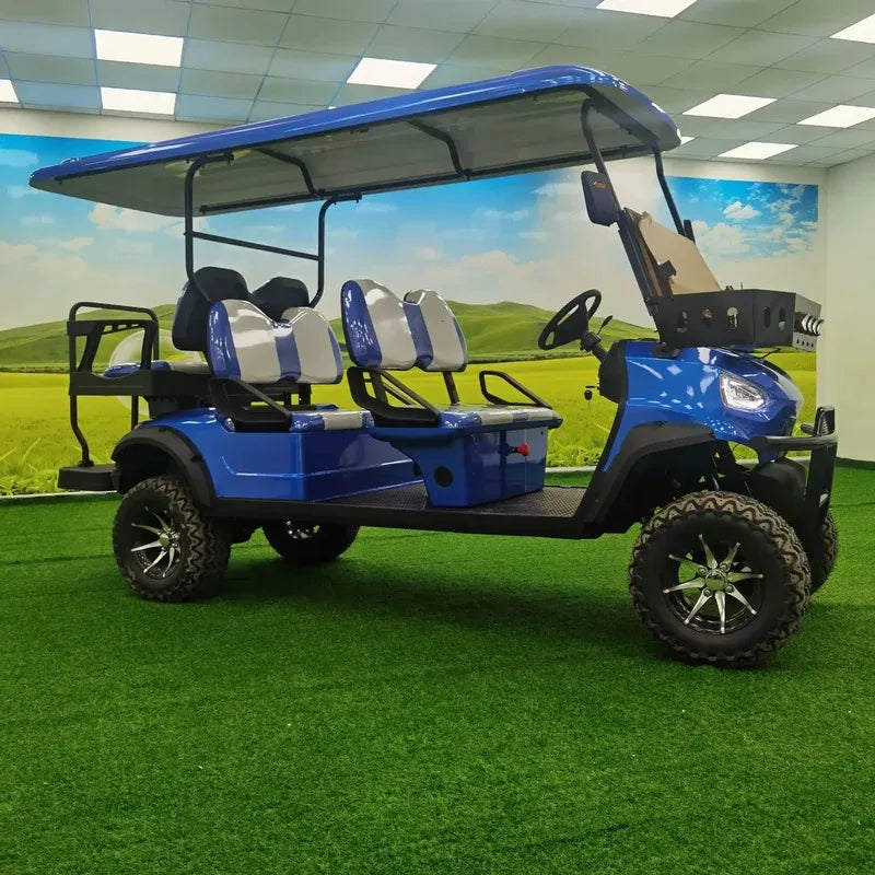 Luxury New Electric htseeing Bus 6 Seater Battery Operated Golf Cart
