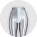 XClocKNYoung satin glossy V-crotch opaque pantyhose shiny wet color tight Leggings high Yoga  glossy pants