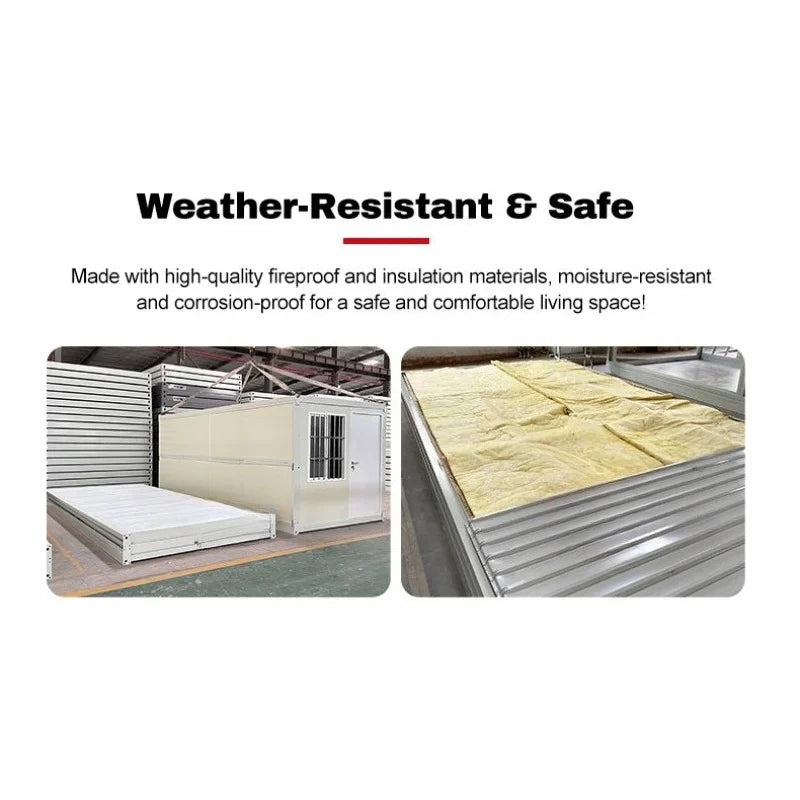 Foldable Luxury Container Folding House custom.New Expandable Dormitories Portable Office Movable Camping Prefabricated