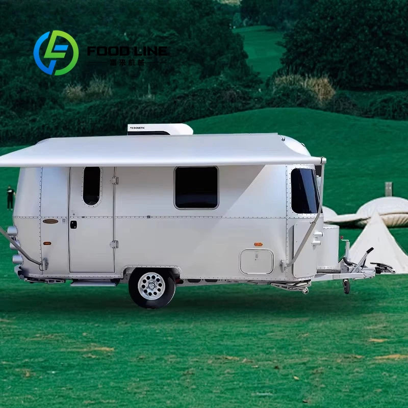 Customized New Design Offroad Aluminum 4x4 Camper Trailer Caravan Van Motorhome with Bathroom for Outdoor Camping