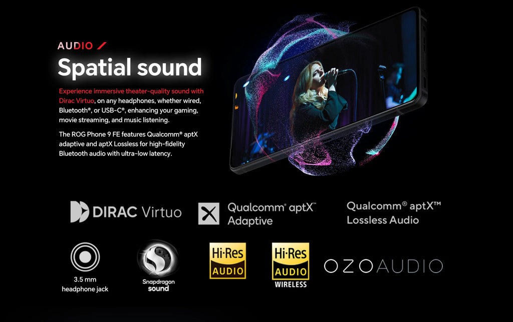 2025 New ASUS ROG Phone 9 FE 5G Gaming Phone Snapdragon 8 Gen 3 6.78" 185Hz E6 AMOLED Display 50MP Sony IMX890 65W HyperCharge
