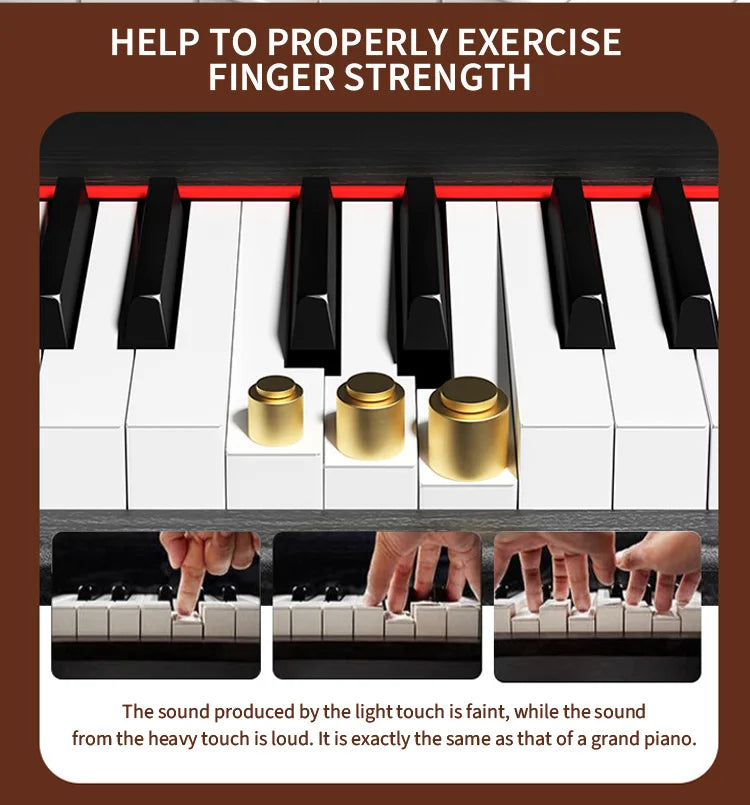 Music Keyboard Digital Piano 88 Weighted Key Professional Electronic Piano 88 Key Price Piano For Sale Home Studio Stage