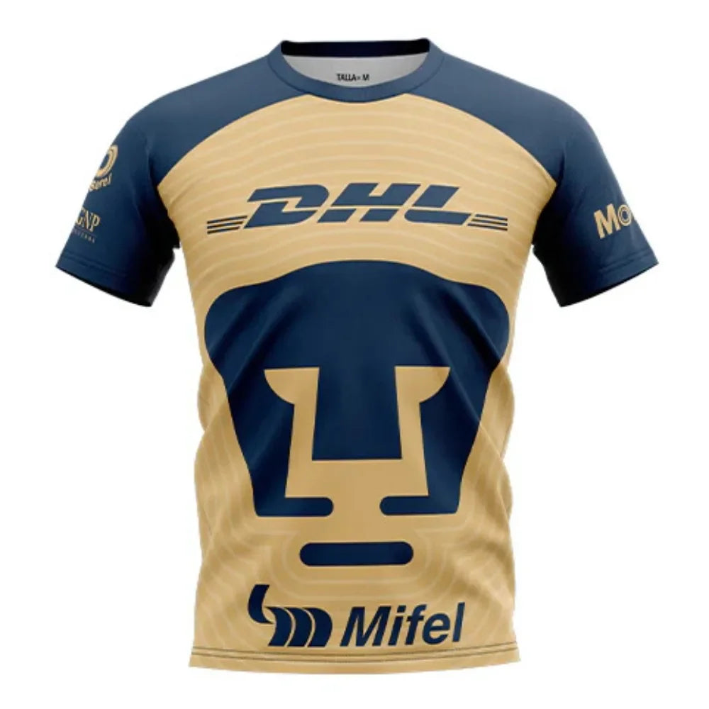 Trendy Design Football Jersey Unam Home And Away 2024_25 Jersey Men Women Clothes Breathable Quick-Drying Oversized T Shirts