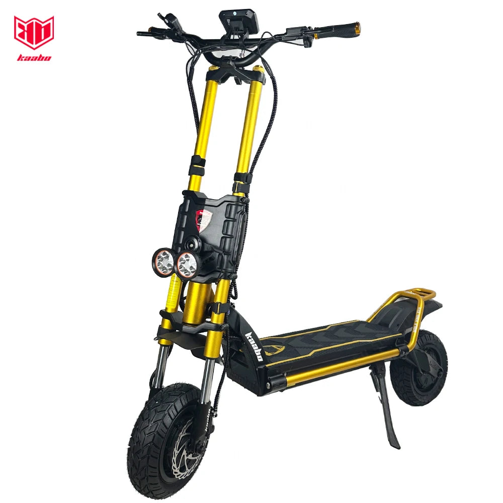 Kaabo Wolf King GTR Max 72V 40Ah 2*2000W Dual Motor Top Speed 105km/h TFT Display IPX7 4Piston Hydraulic Brake Electric Scooter