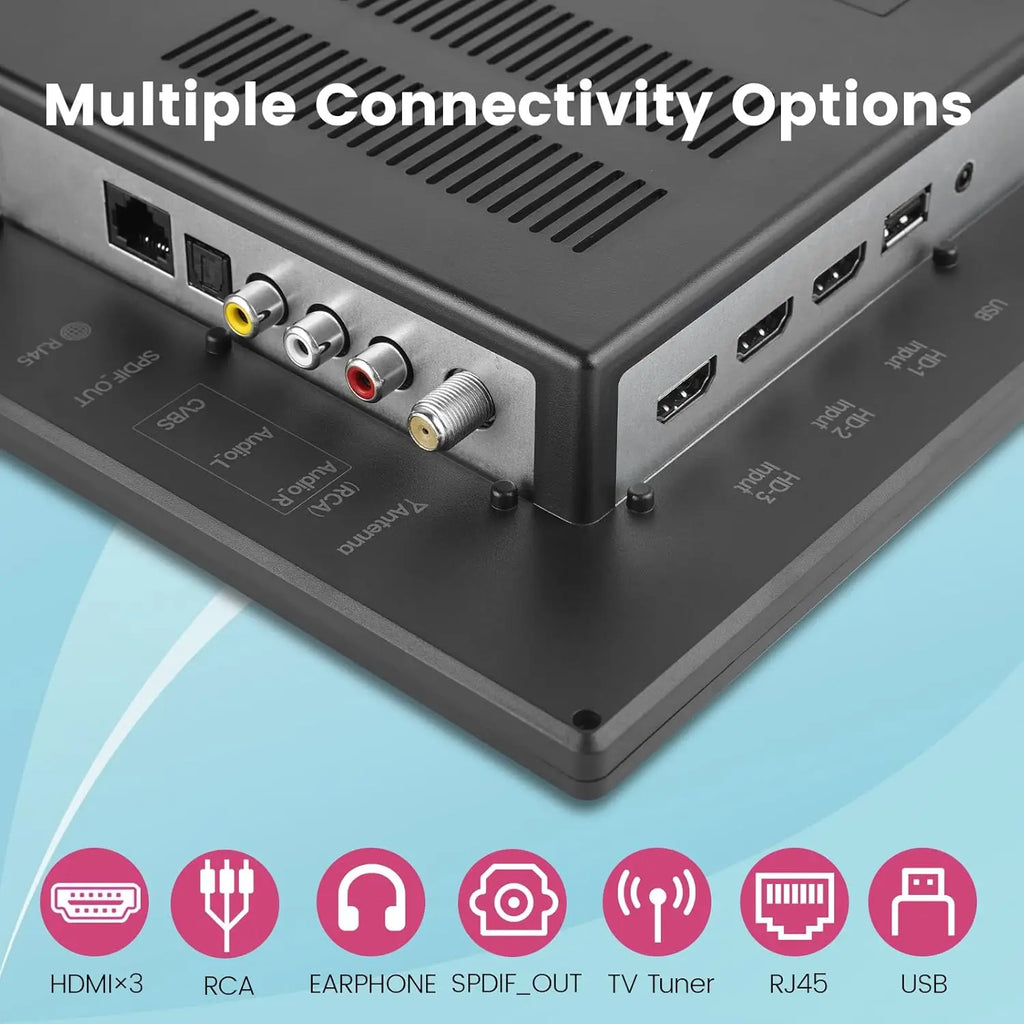 14 Inch Small Smart TV HD LED, Small Portable Smart TV with Built-in APP, Digital ATSC Tuner,HDMI/USB/AV Inputs, Small Smart