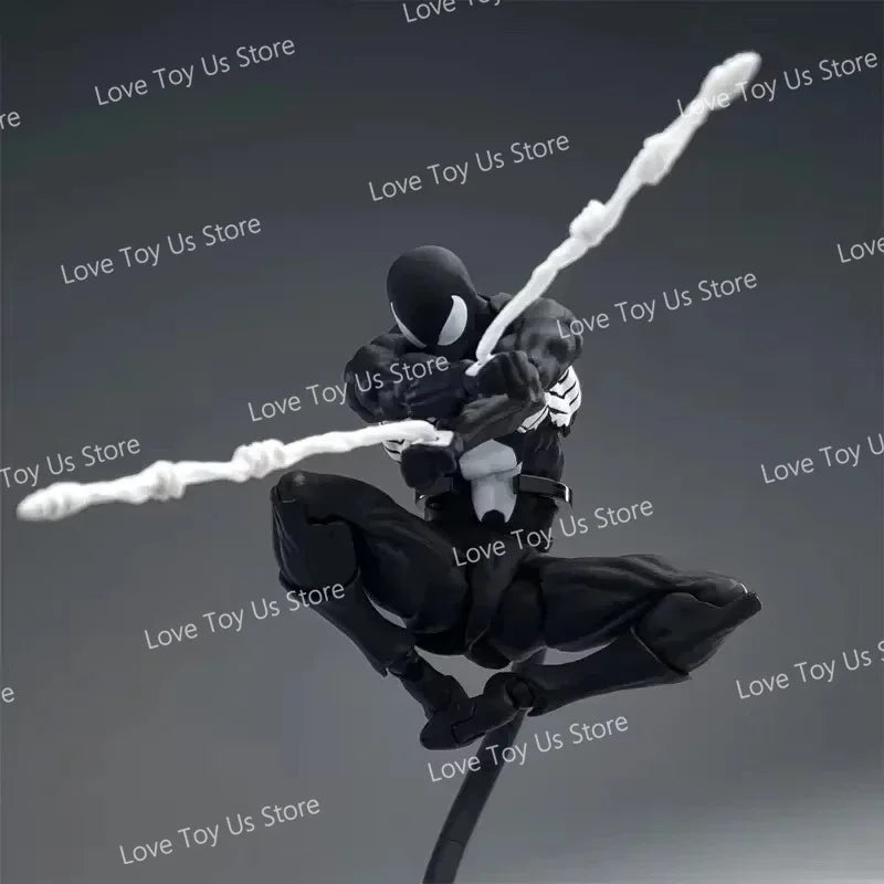 Original Mess Toys Spider Man Symbiote Spiderman Messtoys Black Suit Neighbor Scarlet Spider Anime Action Figure Gifts Toys