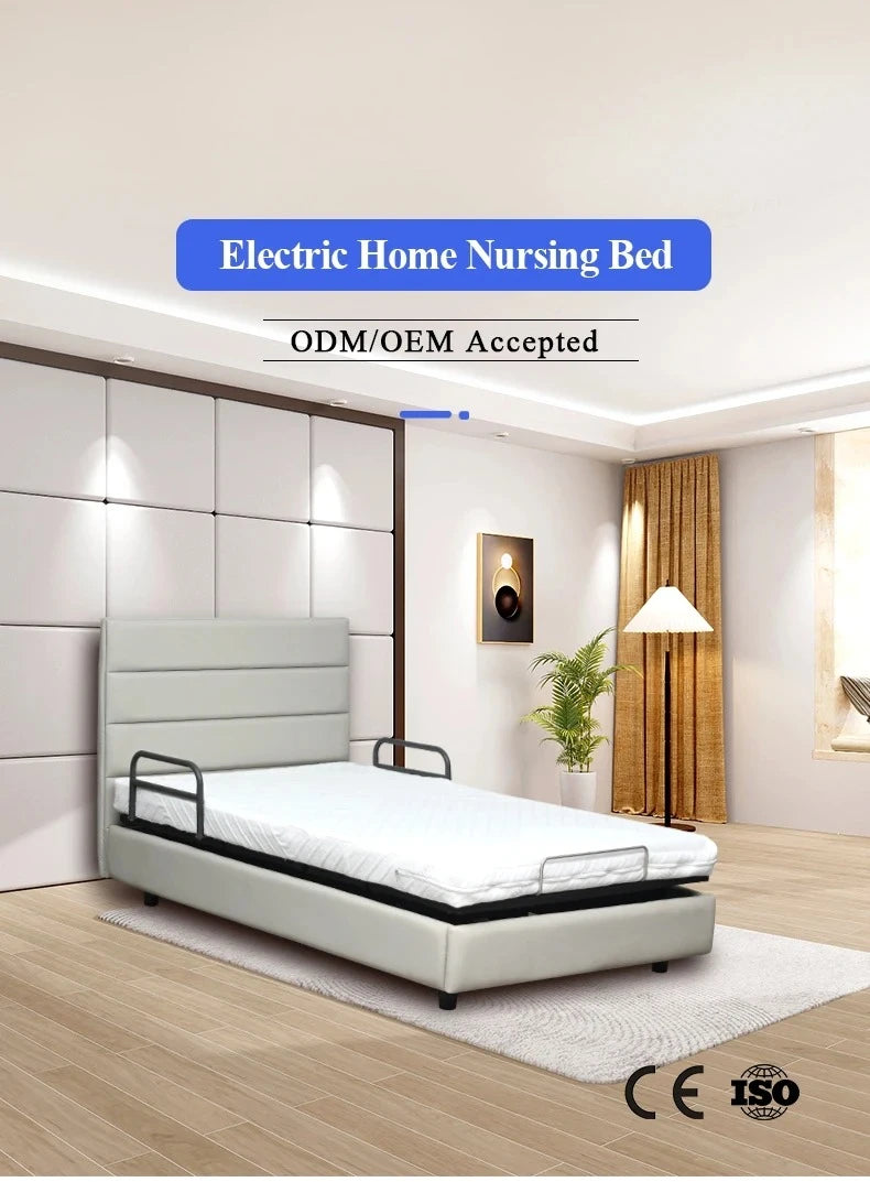 Quiet And Comfortable Electric Intelligent Adjustable Bed, Provide Comfortable Sleep Guarantee For People Who Often Stay Up Late