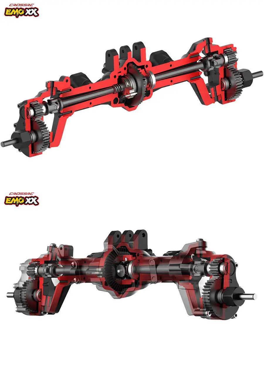In Stock Emo Xx 1/6 Rc Electric Remote Control Climbing Truck Rock Breaker Off Road Vehicle With Led Strobe Lights For Hobbyists