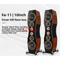 400W Dual 10-inch High-power Floor-standing Speakers Carbon Fiber Units High-fidelity Passive Speakers Home Front Audio 4ohm