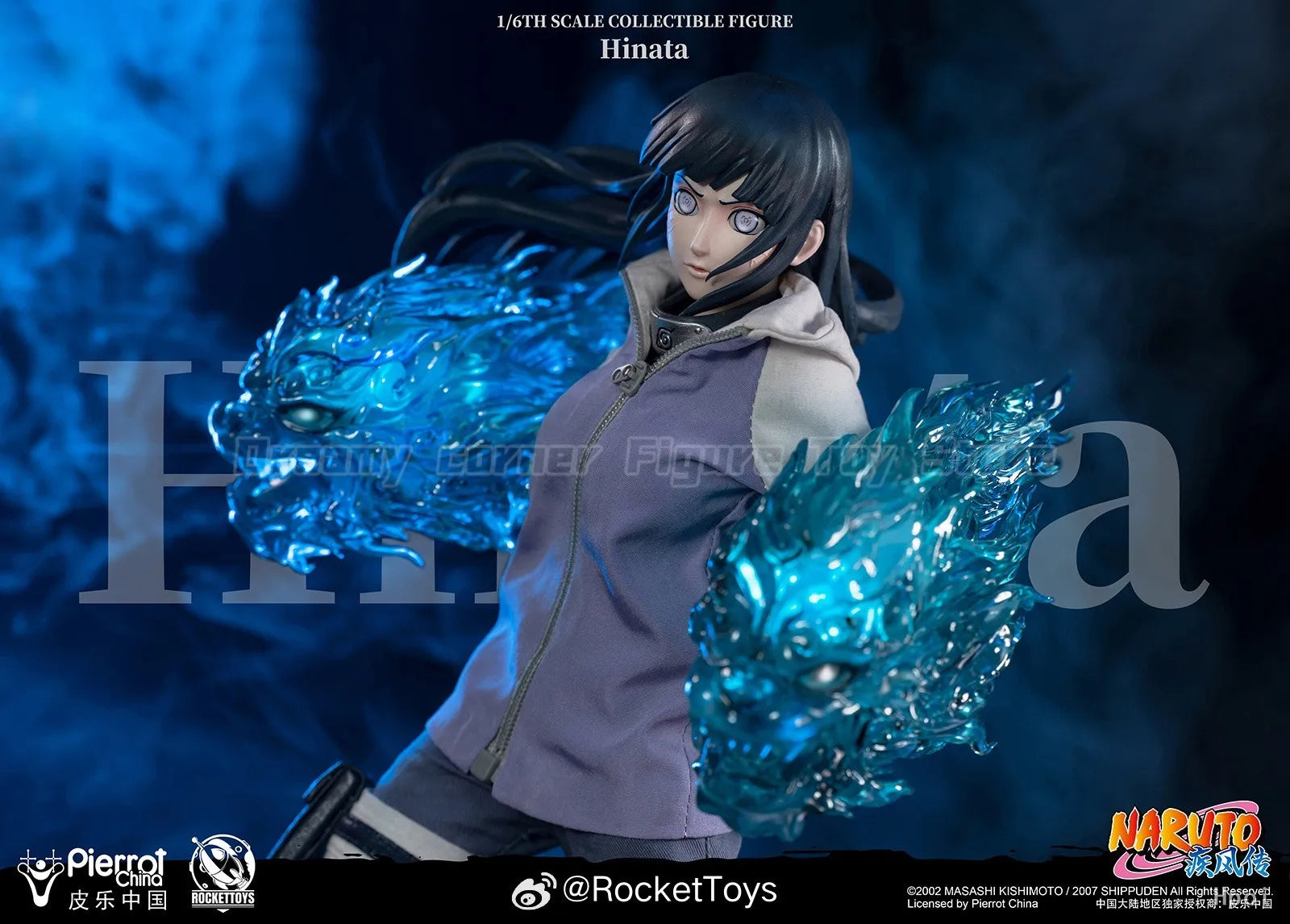 【In Stock】RocketToys ROC-006 NARUTO Shippuden Hyuuga Hinata 1/6 Action Figure