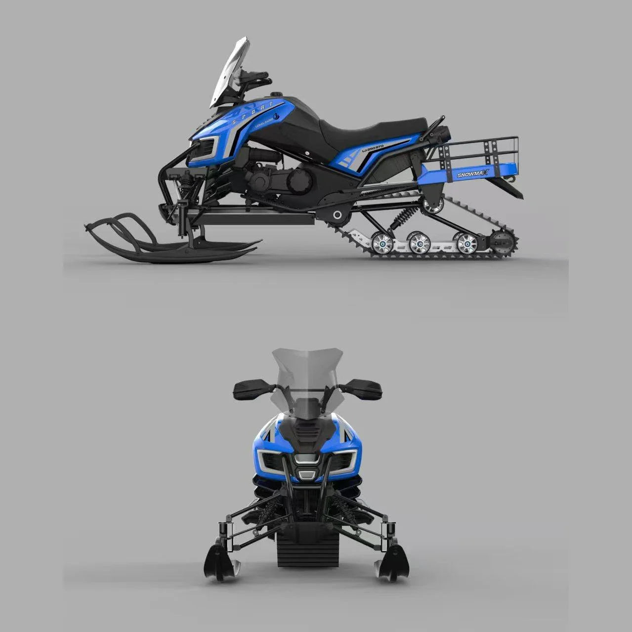 Factory Snow Wolf-XL230 Snowmobile Track Ski Resort Off-Road Vehicle Snow Sled Motorcycle For Adventure Off-Road Motorcycle