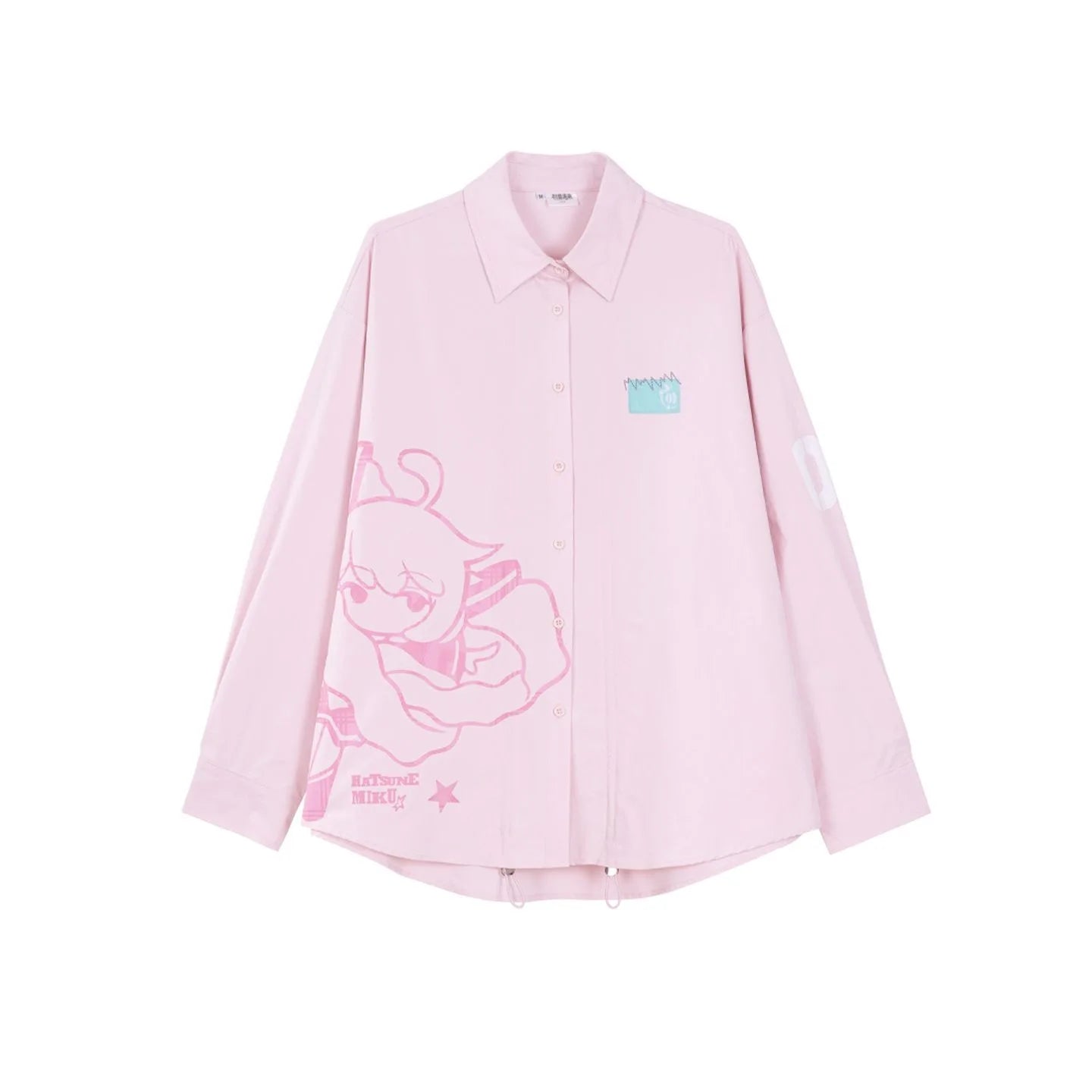 Moeyu Hatsune Miku Women Shirt Plaid Blouse Female Blouses Loose Men Woman Shirts Tops Long Sleeve Casual Vocaloid Costume
