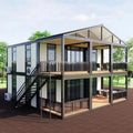 Luxury Expandable Container House 2 3 Bedroom Mobile Home for Villa Hotel