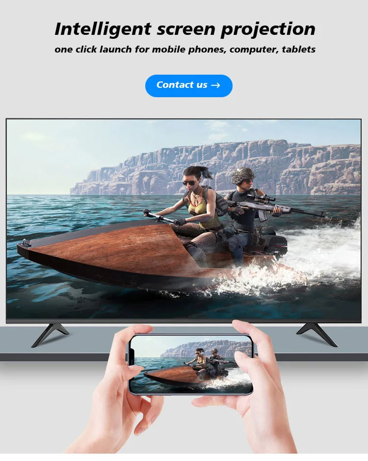 22-24 Inch Intelligent Network TV with TV Function LED Television Home Appliances IPS 1920*1080 Resolution PAL\NTSC\SECAM