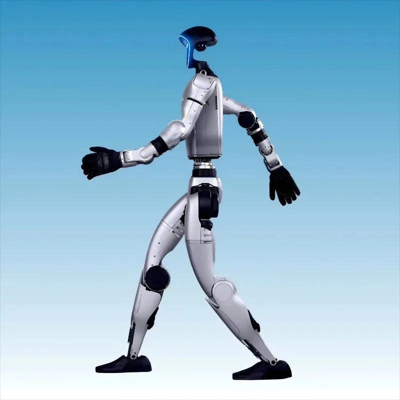 Programmable artificial intelligence robot embodies humanoid robot toy with pet battery