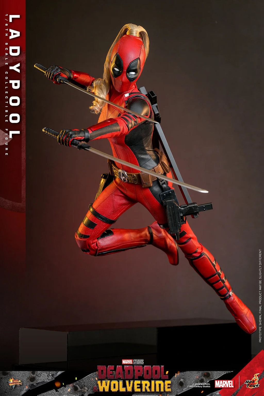 In Stock HOT TOYS Ladypool Deadpool 1/6 Movability Model Toys Collect MMS747 Deadpool & Wolverine HT Ladypool