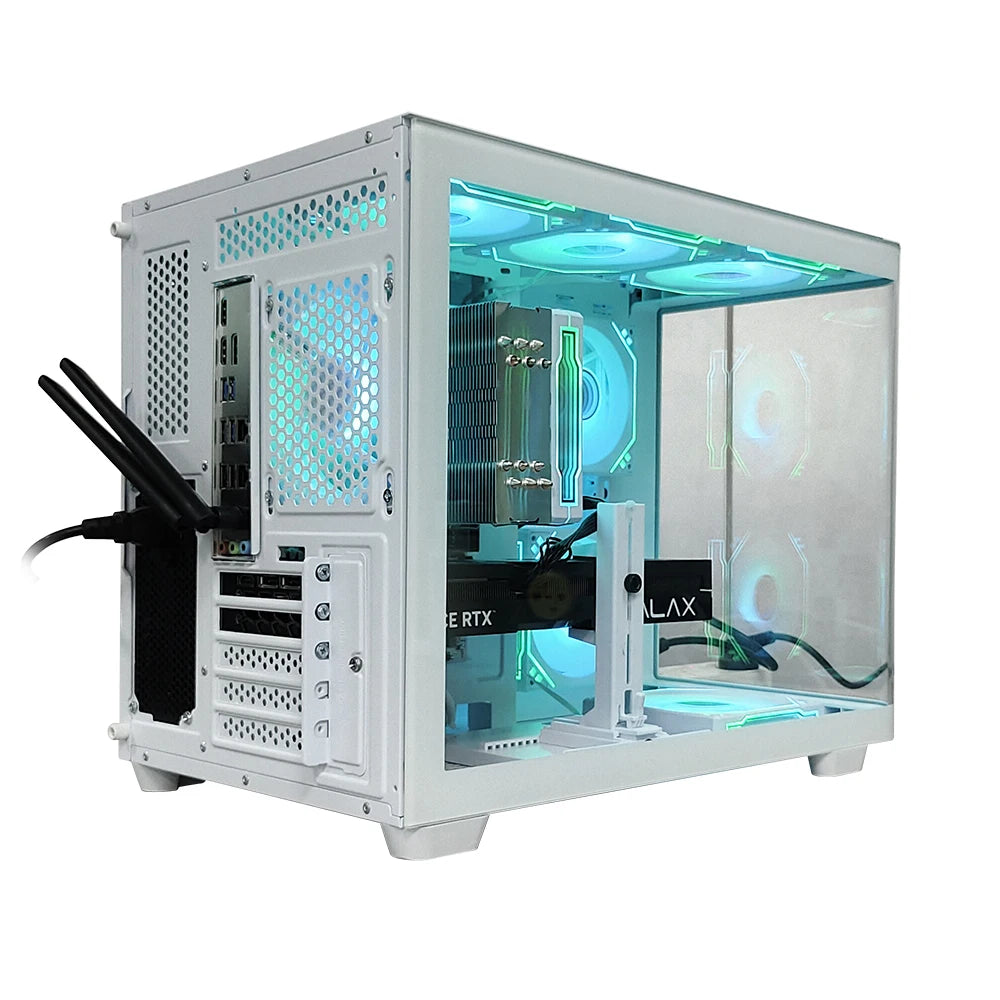 Hot Selling Gamer Processor New White 16gb Ram Ssd 1tb Hdd RTX5060 512GB Ssd Gaming Desktop Computer  Pc