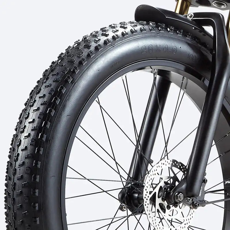 26" Electric Bike 1000W E-Bike For Adults & 2 Battery Bicycle  28mph Fatbike