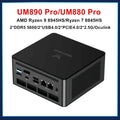 MINISFORUM UM890 UM880  UM790 Pro XTX Gaming PC Ryzen 9 7940HS 8945HS 2*DDR5 5600MHz 2*PCIE WiFi6 Win11 Desktop Computer Mini PC