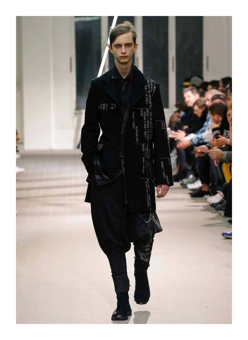 TOP-YAMAMOTO Japanese original design dark niche black dictionary jacket