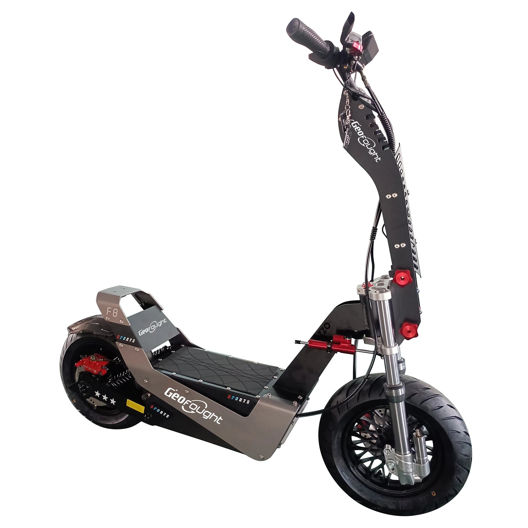 NFC Start 72V 15000W 150A 180A Fast Speed 110-140KM 70-90Mile Electric Scooter 16 Inch Fat Tire E Scooters with Steering Damper