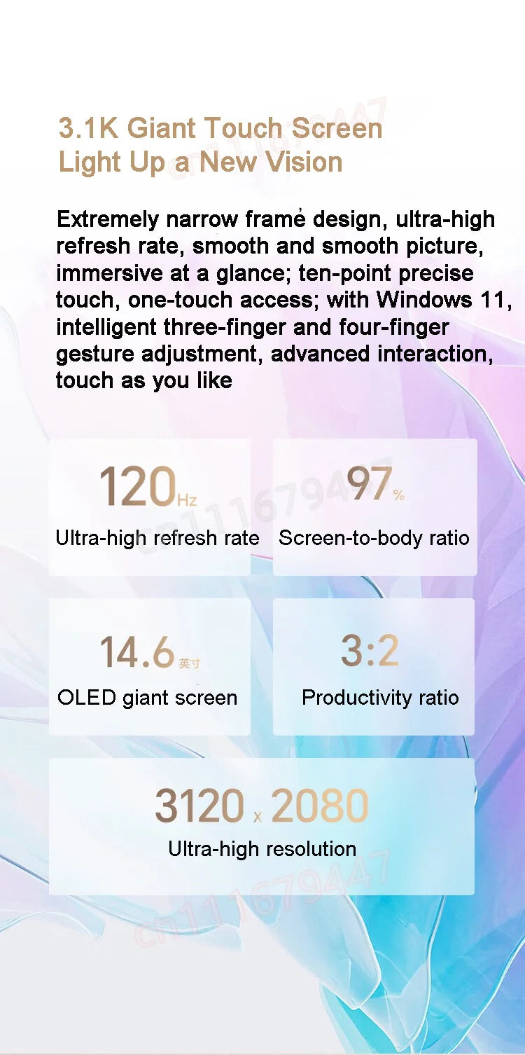 Honor MagicBook Art 14 2025 Laptop Ultra5/Ultra7 32G 1T 14.6-inch 3.1K 120Hz OLED Screen Notebook PC