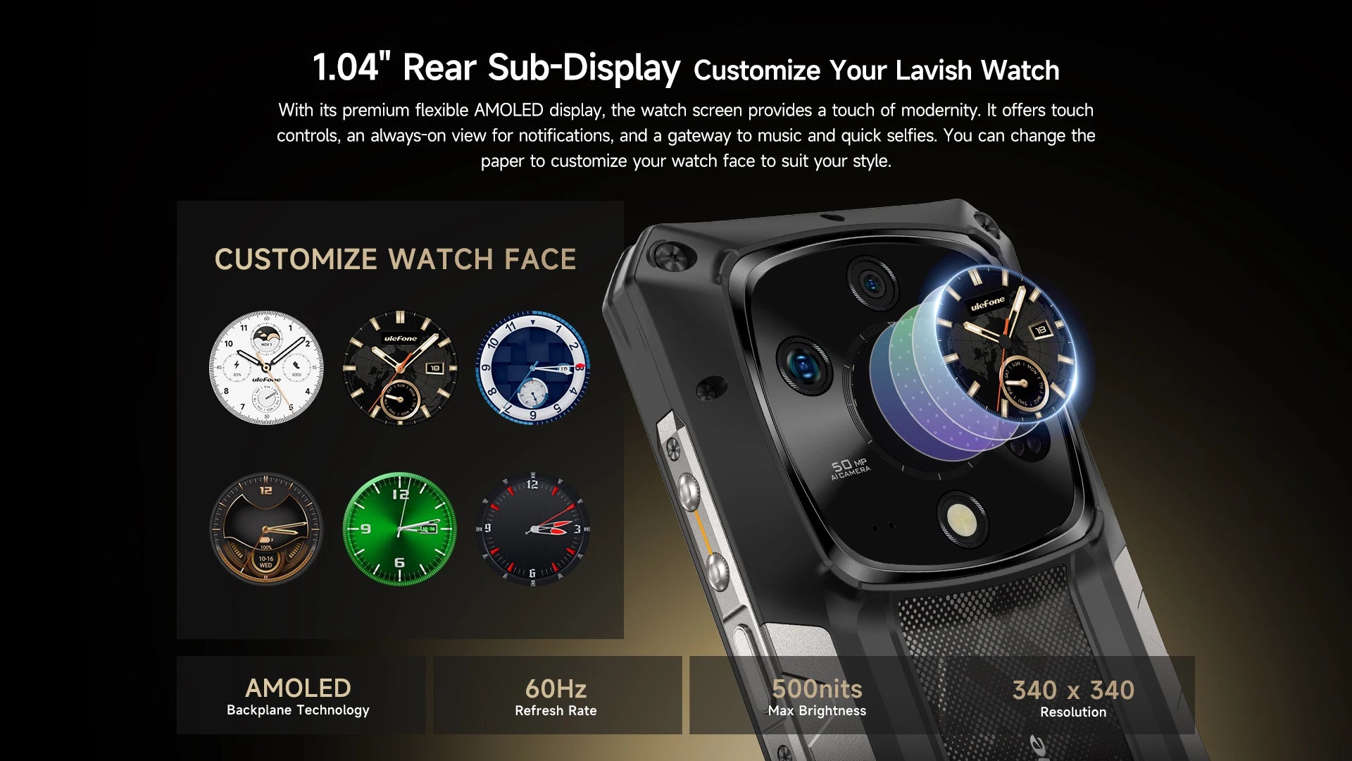 【World Premiere】Ulefone Armor 28 Ultra 5G AI Rugged Phone 1TB ROM+32GB RAM Android Smartphone AMOLED 6.67" 10600mAh Mobile phone