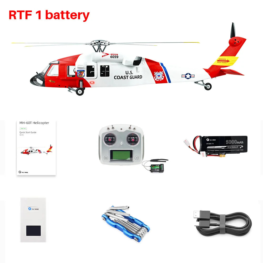 470 Size FLYWING MH-60R Seahawk Scale Helicopter LED Light ACE Flight Control MH60R RC helicopter MH60 Seahawk rc Helicopters