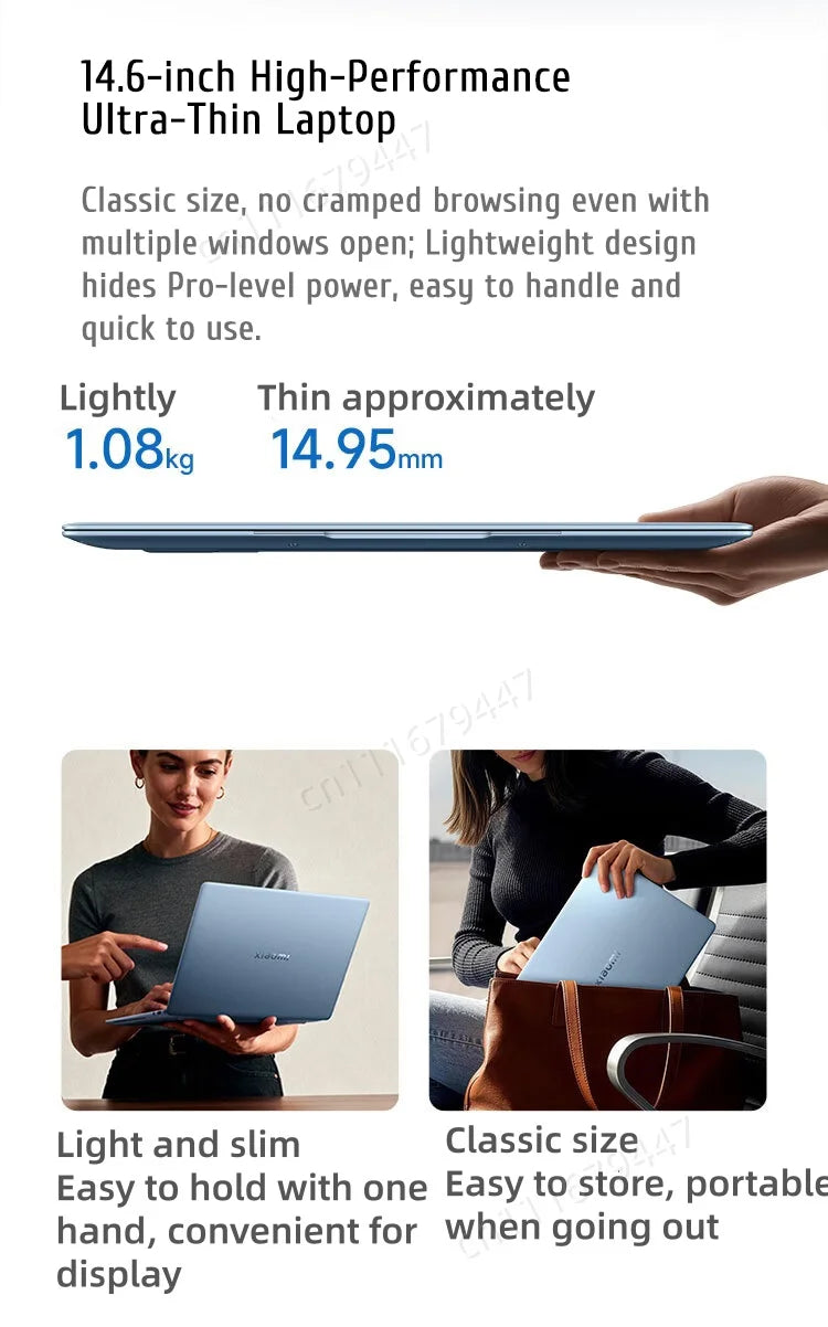 Xiaomi Book Pro 14 Laptop Intel Core Ultra X7 358H 32G RAM 1T SSD 14.6-inch 3.1K OLED 120Hz New Mi Notebook