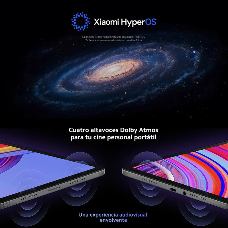 Xiaomi Redmi Pad Pro,12.1",120Hz,8 MP Camera,10000 mAh,33 W Charging,Four Speakers, Dolby Atmos