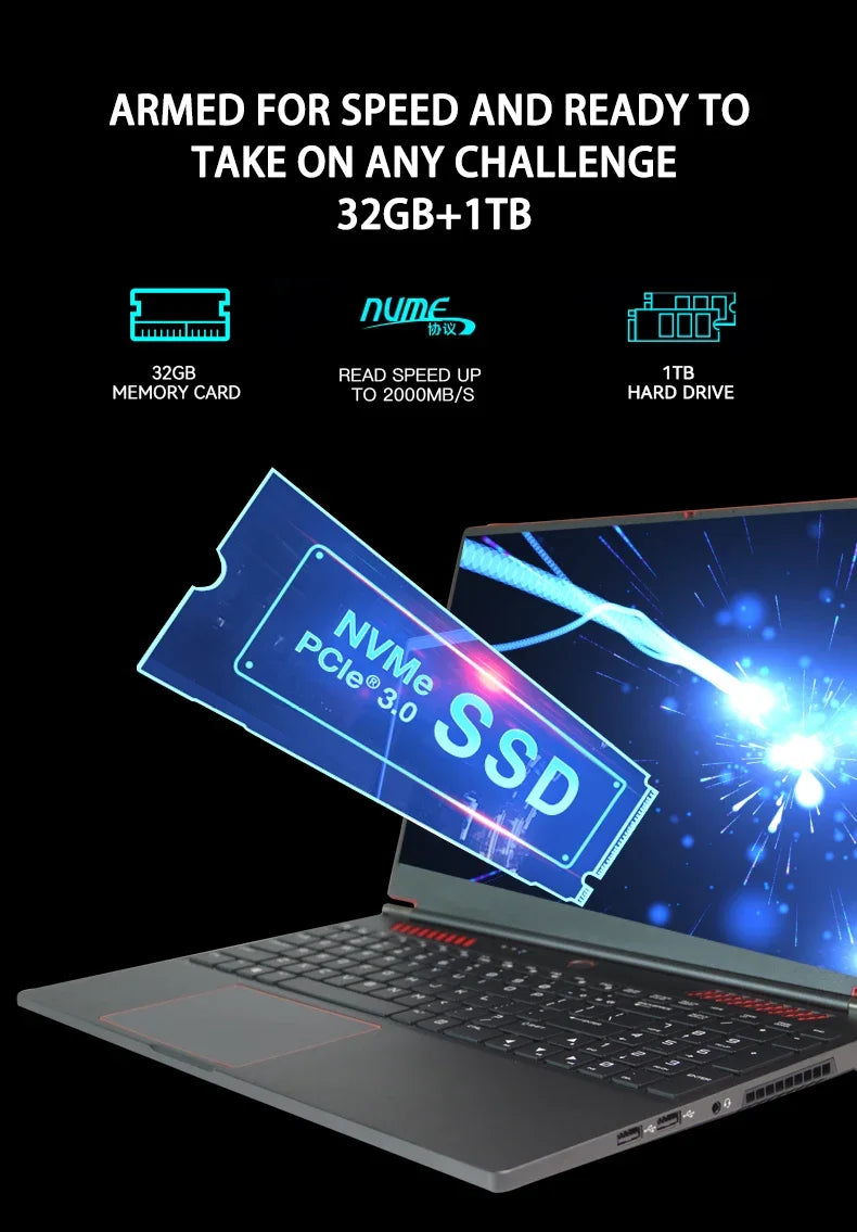 Gaming Laptop Rtx4060/4070/4080/4090 GTX1650 I7 I9 RAM 16 32 64 gb
