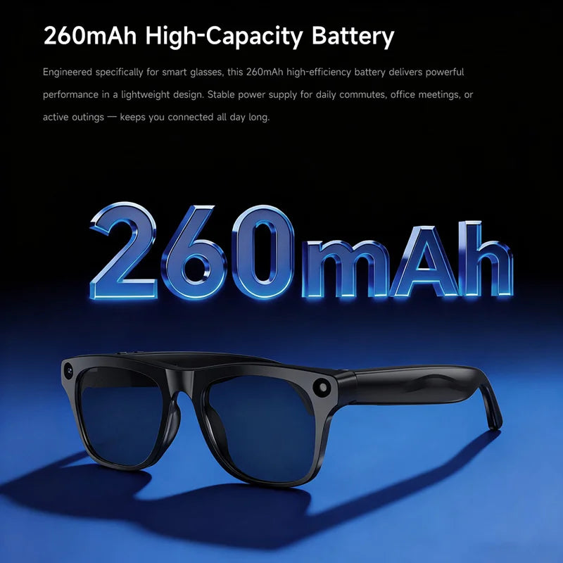 AI Smart 8K Glasses Chat Gpt Bluetooth Touch Sport Sunglasses 100mp Camera Bluetooth Calling Music Player For Men Women 2026 New