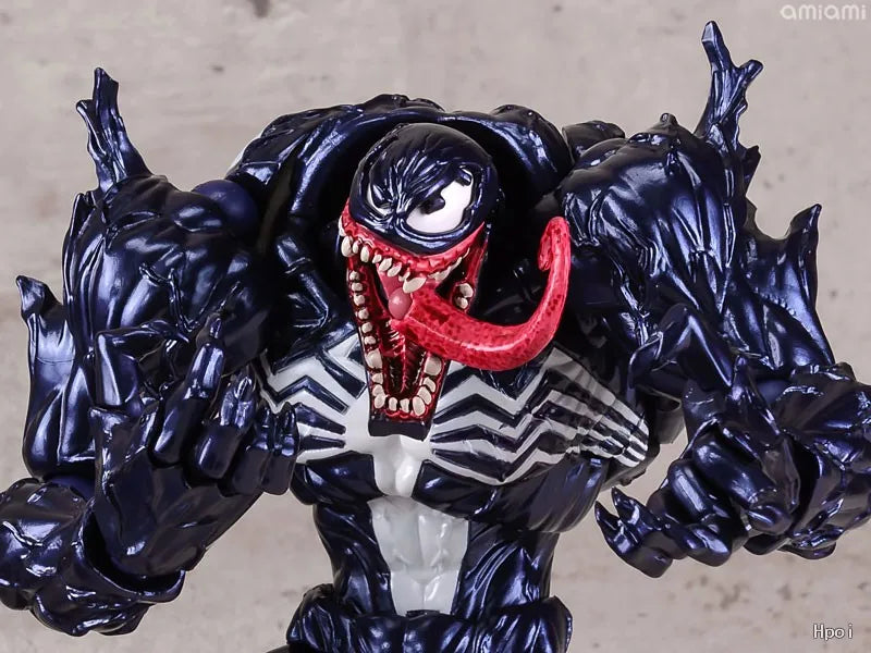 KAIYODO Original Authentic [Evoltech] Amazing Yamaguchi MARVEL  · Agent Venom VENOM/ CARNAGE Mobile Doll Model Handmade Toy Gift