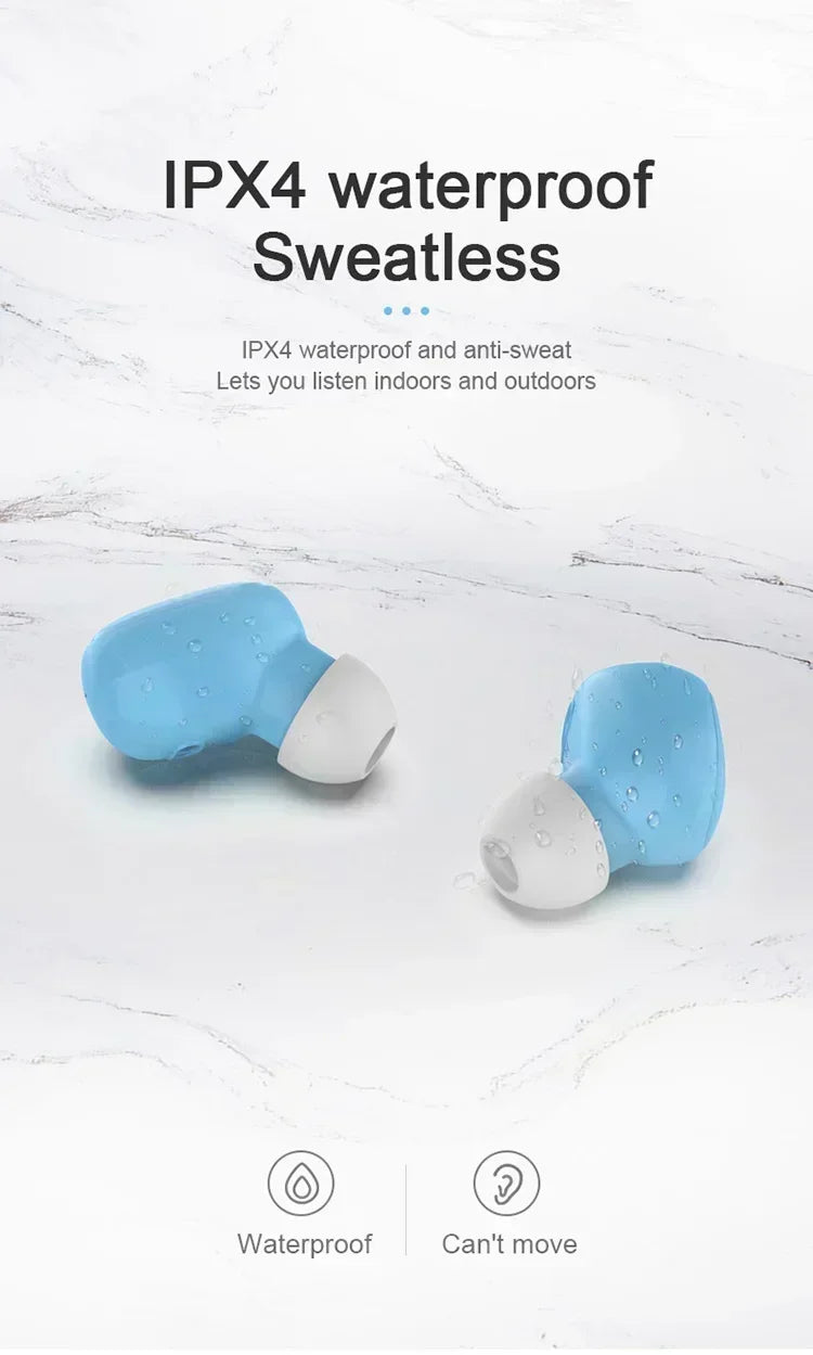 TWS Bluetooth Earphones Wireless Bluetooth Headset Noise Cancelling Headsets With Microphone A6S Headphones for SmartPhone