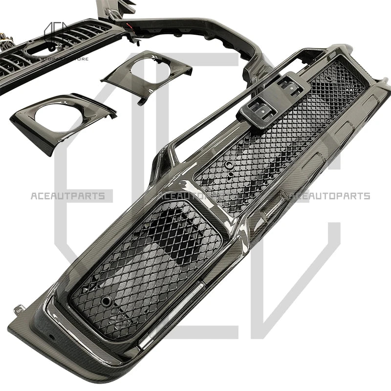 Real Carbon Fiber Body Kit For Benz W464 G350 G500 G550 G63 G65 Front Bumper Rear Bumper Lip Side Fender W463A G-Class