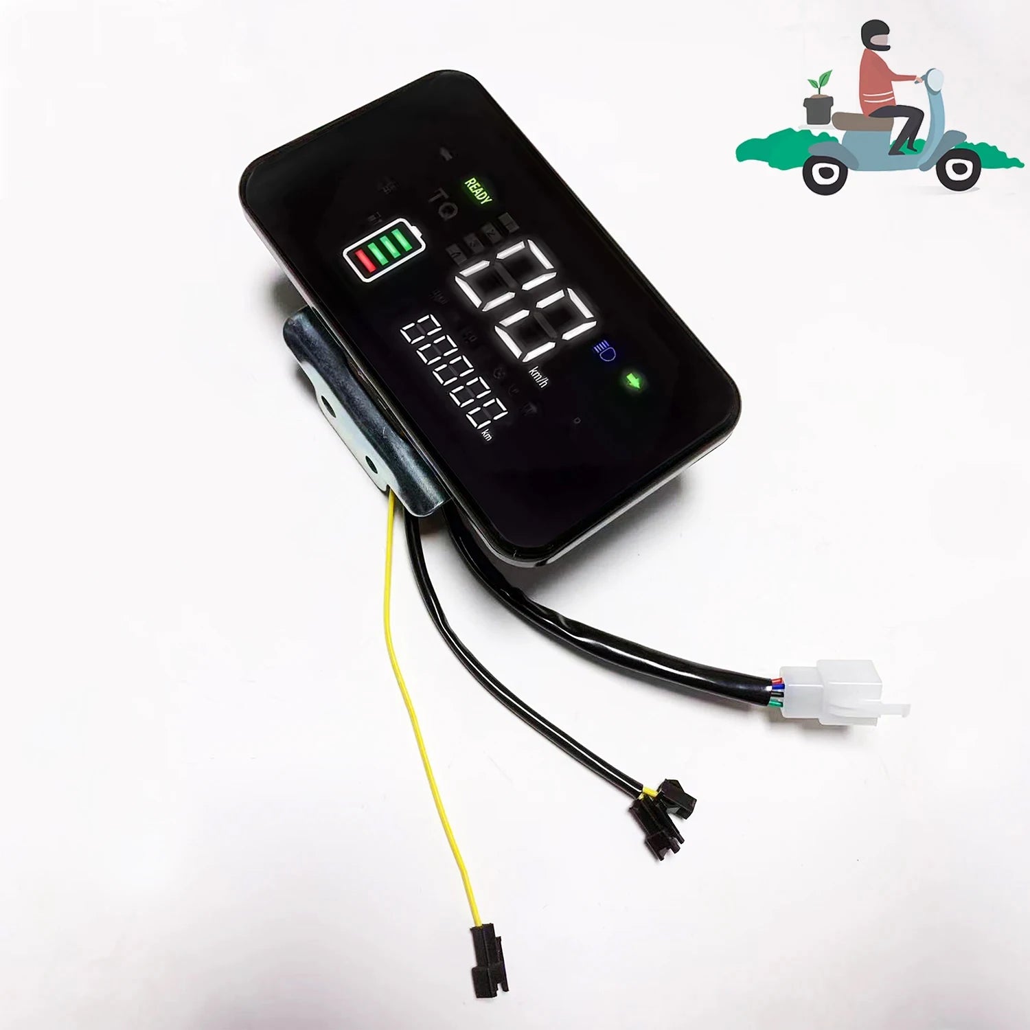 36V 48V 60V 64V 350/500/1000W 25A / 30A / 35A Brushless Motor sine wave Controller with LCD Speed Display + throller for E-bike