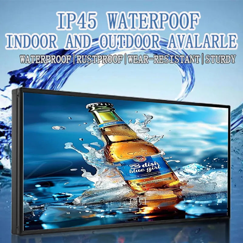 P5 Programmable LED Sign 65" x 33" For Outdoor With Waterproof IP45 LED Display Screen WiFi+USB LED Scrolling Message Board